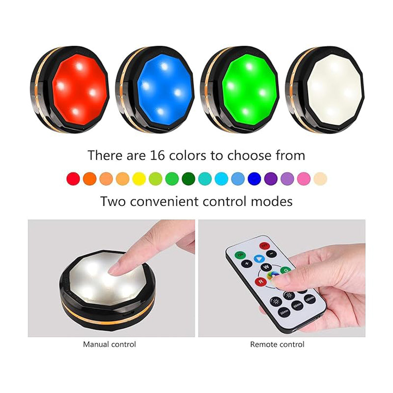 3 Pcs Motion Sensor Lights Indoor, Under Cabinet Light Rechargeable, Wireless LED Closet Lights